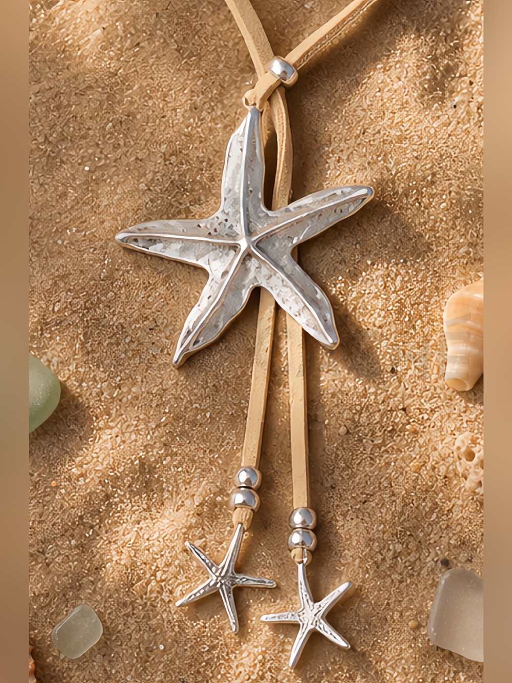 Bohemian Starfish Pendant Necklace